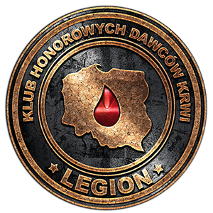 log klubu legion blood donor club krwiodawstwo oddaj krew fundacja legionhdk 300
