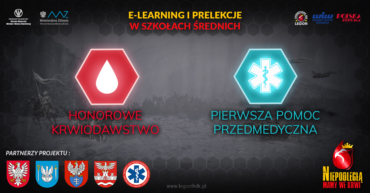 e learning prelekcje dawcow niepodlegla mamy we krwi polska zbrojna krwiodawstwo wojsko polskie legionhdk